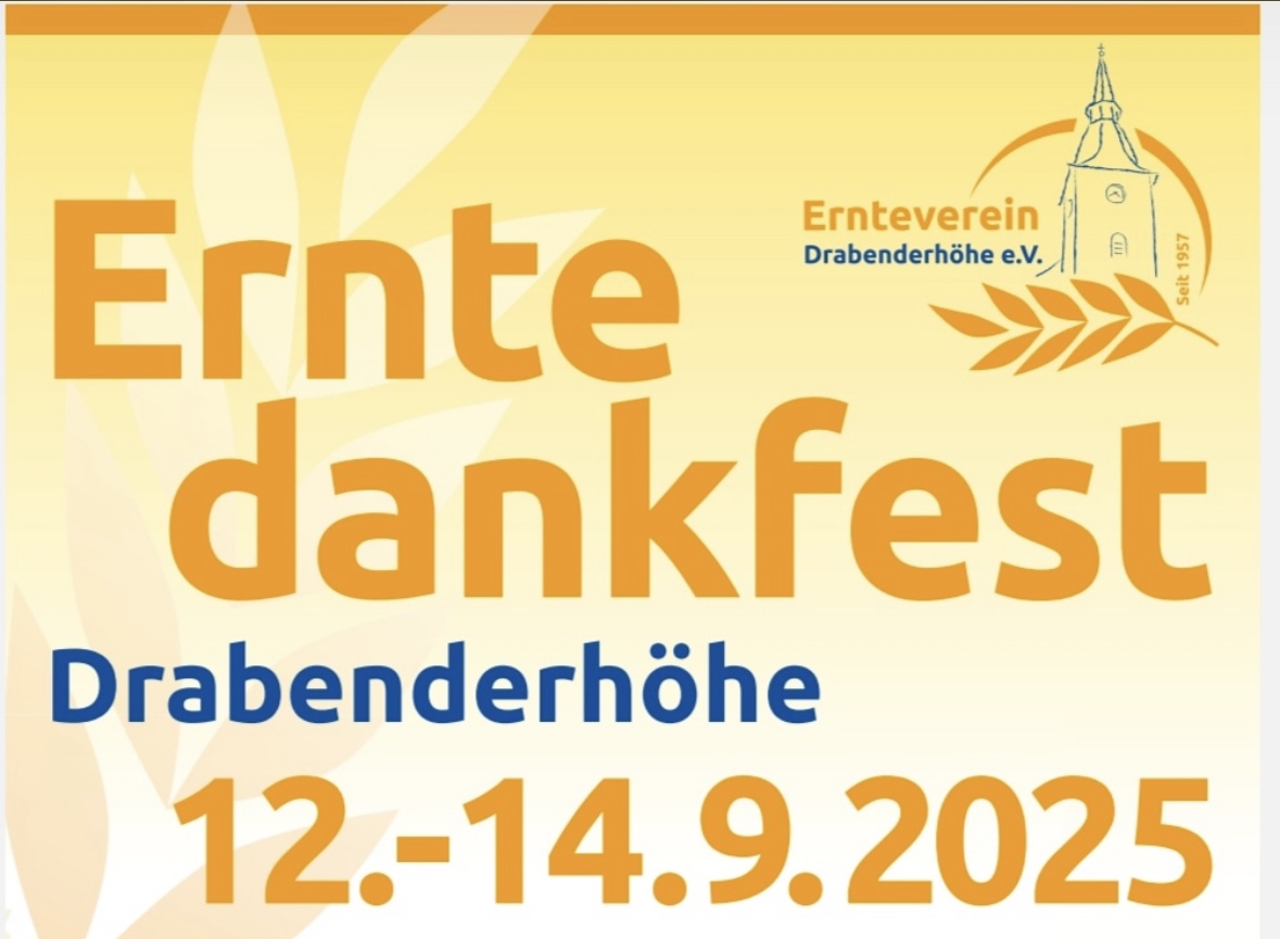 Erntedankfest Drabenderhöhe vom 12.09.-14.09.2025